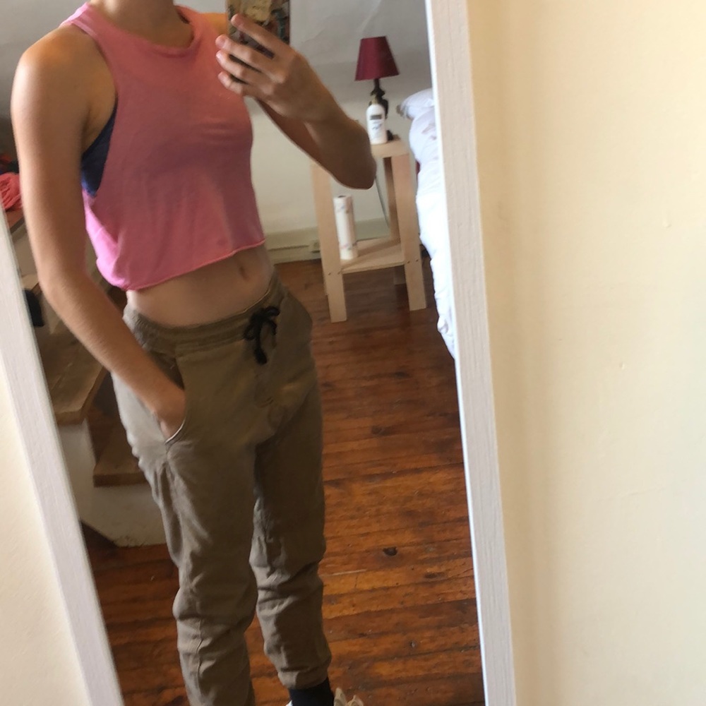 Pink crop top